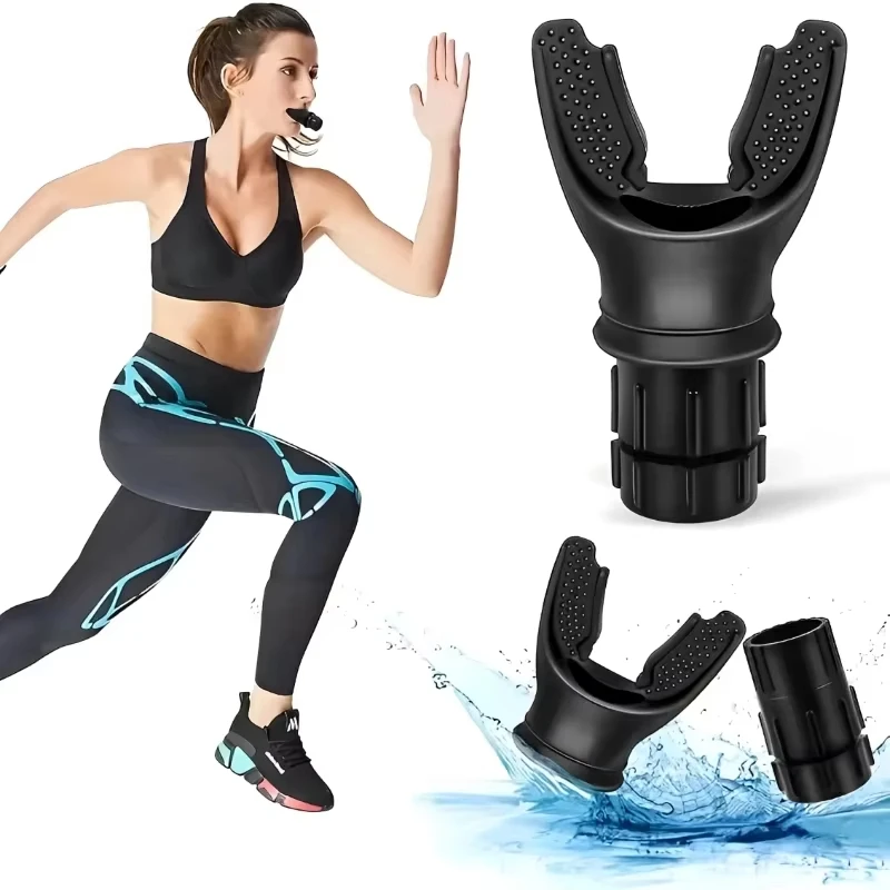 Entrenador portátil de capacidad pulmonar, dispositivo de ejercicio de respiración con resistencia ajustable para entrenamiento Abdominal y Fitness, 1 ud.